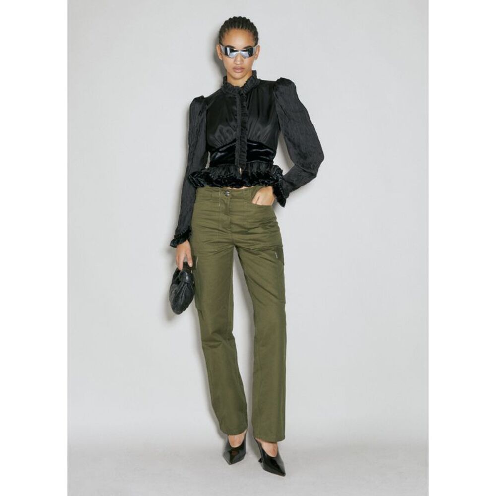 Rabanne Women Twill Cargo Pants